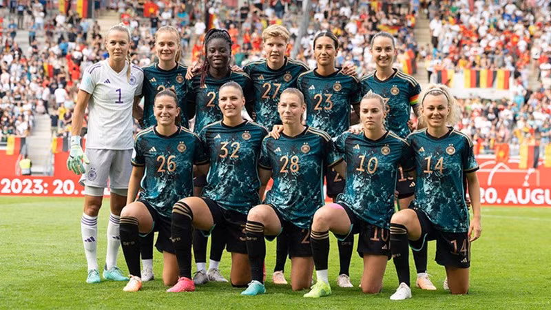 Germany’s starting line-up. (Source: DFB)