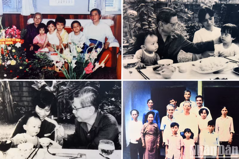 Photos of General Secretary Nguyen Van Linh with his family Photos of General Secretary Nguyen Van Linh with his family