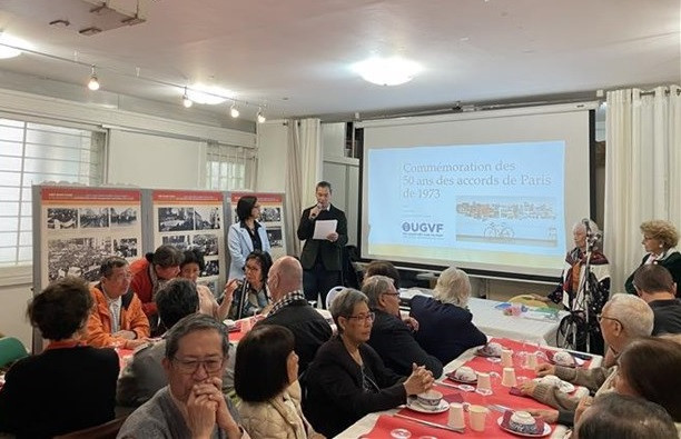 UGVF President Vuong Huu Nhan speaks at the event (Photo: VNA)