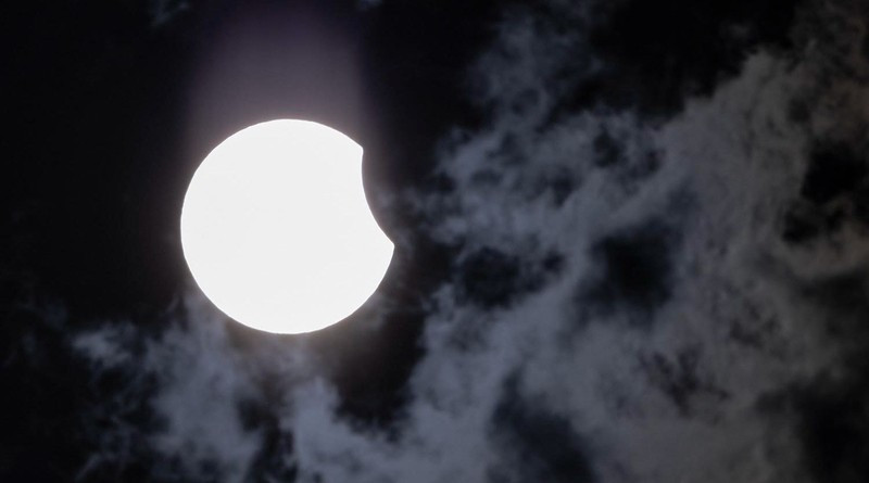 This is also a very rare astronomical phenomenon for observers in Vietnam in this decade. (Photo: Minh Hoa)