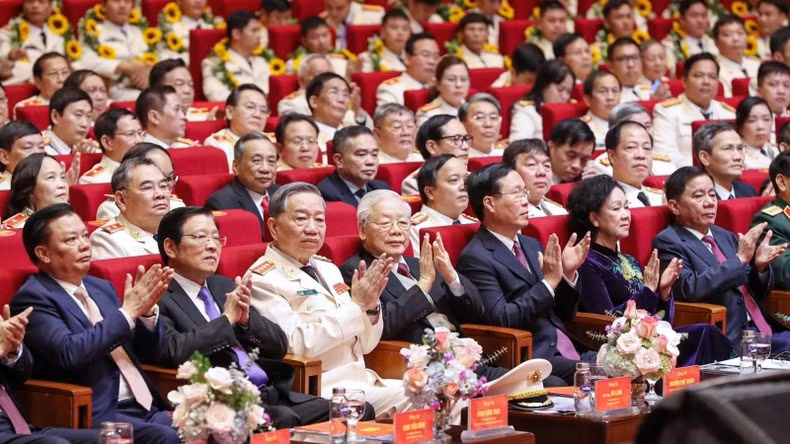 Delegates attend the event.