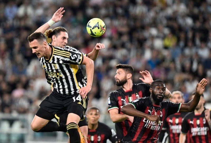 Juventus' Adrien Rabiot in action - Serie A - Juventus v AC Milan - Allianz Stadium, Turin, Italy - May 28, 2023. (Photo: Reuters)