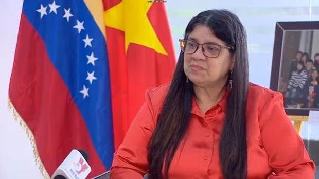 Venezuelan Ambassador to Vietnam Tatiana Pugh Moreno (Photo: VNA)