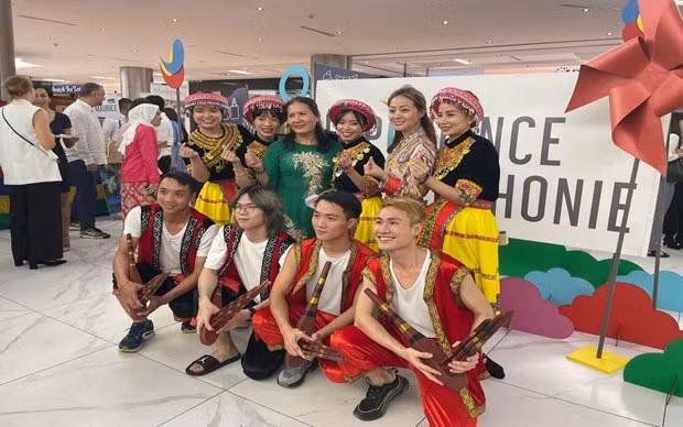 Vietnamese performers attend the Francophonie month event in Malaysia. (Photo: bernama.com)
