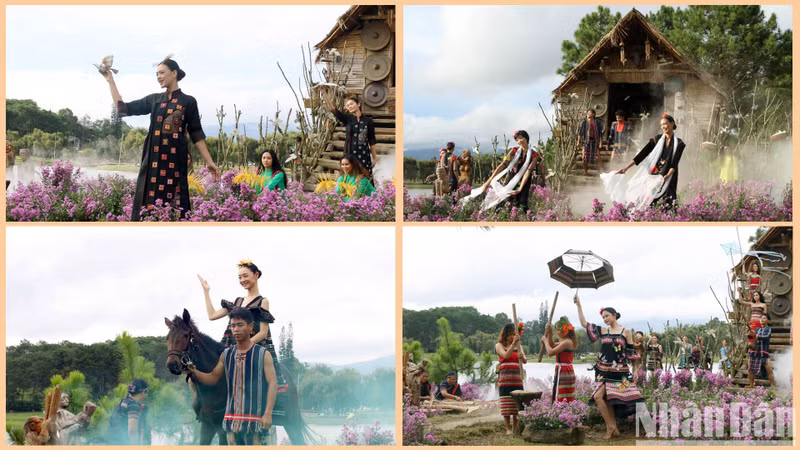 In this space, residents of the mountainous city of Da Lat and tourists, have enjoyed numerous brocade and Bao Loc silk fashion parties.