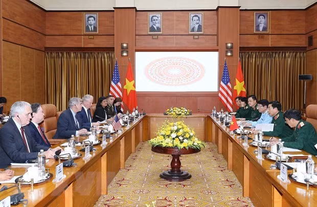 At the reception (Photo: VNA)