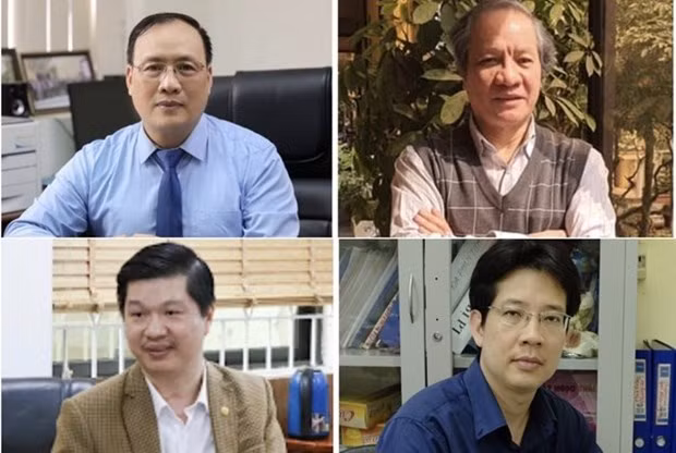 Scientists Nguyen Dinh Duc, Pham Hung Viet, Le Hoang Son and Tu Binh Minh (from left to right, from top to bottom) (Photo: laodong.vn)