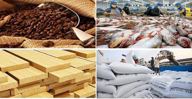 Vietnam’s agro-forestry-aquatic product exports enjoy a record trade surplus of 12.07 billion USD in 2023. (Photo: vneconomy.vn)