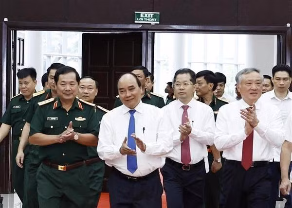 President Nguyen Xuan Phuc attends the ceremony (Photo: VNA)