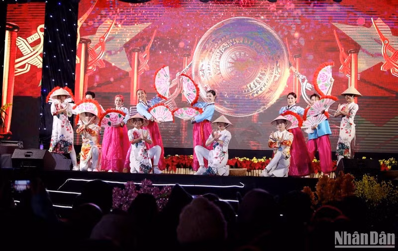 An art performance at the programme