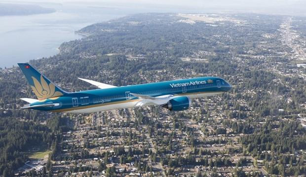 A plane of Vietnam Airlines (Photo: VNA)