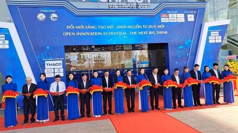 At the opening ceremony