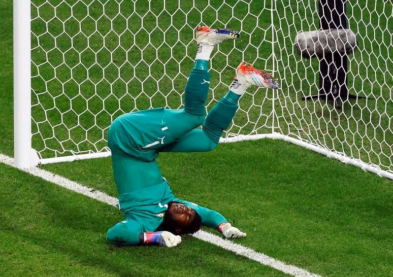 Ghana's Lawrence Ati-Zigi reacts during their match against Uruguay. (Photo: Reuters) Ghana's Lawrence Ati-Zigi reacts during their match against Uruguay. (Photo: Reuters)