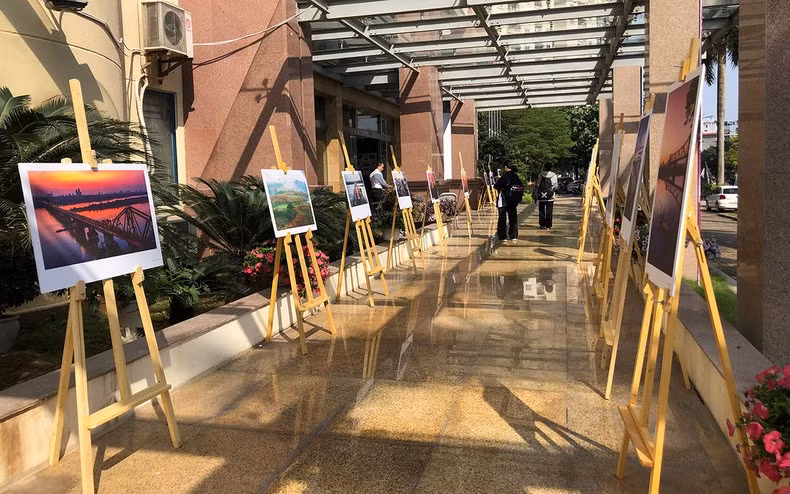 The photos were donated by photographers for the exhibition.