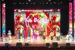 At the Tet celebration of the Vietnamese community in Upha, Russia. (Photo: VNA)