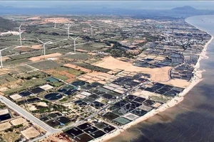 A view of the site where the Ninh Thuan 1 Nuclear Power Plant is located in Phuoc Dinh commune (Khanh Hoa province). (Illustrative photo: VNA)