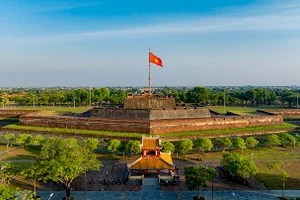 The Flag Tower of Hue Ancient Citadel is part of the Hue Imperial Citadel Complex - a World Cultural Heritage site. (Photo: hue.gov.vn)