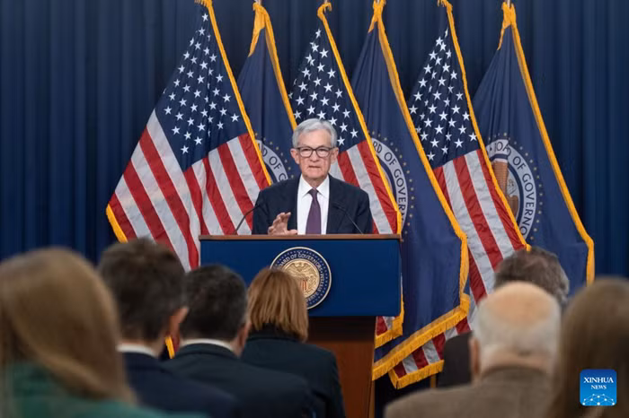 U.S. Federal Reserve Chair Jerome Powell attends a press conference in Washington, D.C., the United States, March 18, 2026. The U.S. Federal Reserve on Wednesday decided to maintain its target range for the federal funds rate at 3.5-3.75 percent, in line with market expectations. (Photo: Xinhua)