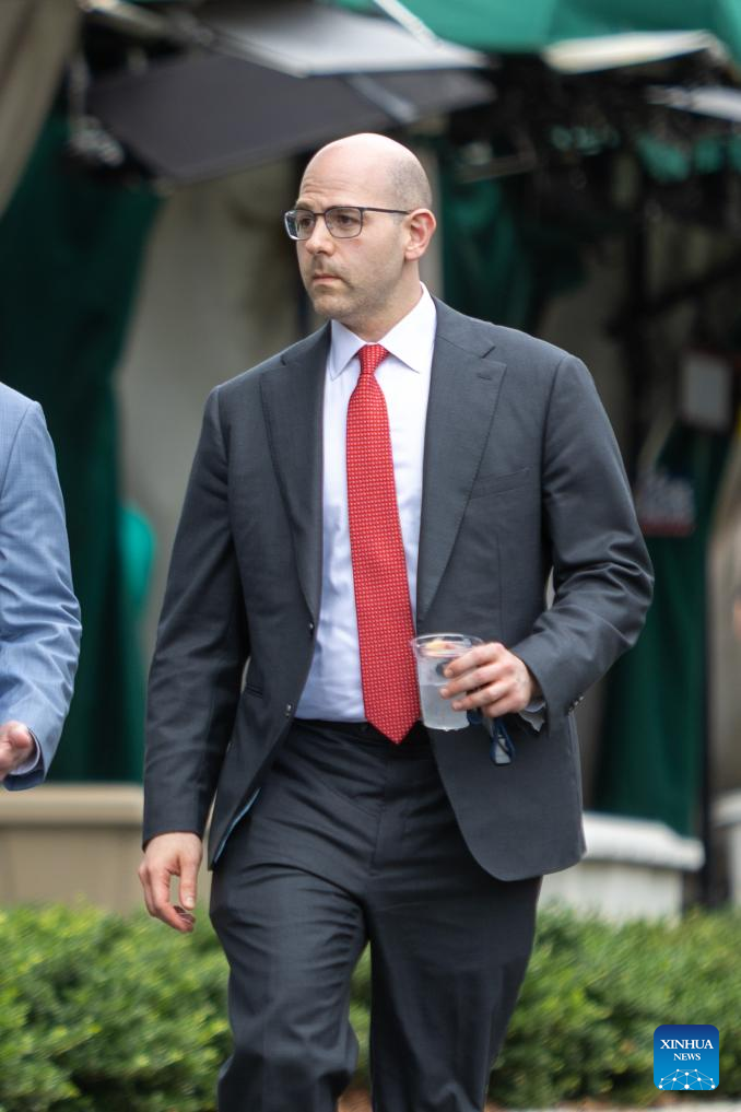 File photo taken on June 17, 2025 shows Stephen Miran in Washington, D.C., the United States. U.S. President Donald Trump announced on Aug. 7, 2025 he had chosen Stephen Miran, chair of the Council of Economic Advisers, to serve in the just vacated seat on the Federal Reserve Board until Jan. 31, 2026. (Photo: Xinhua)