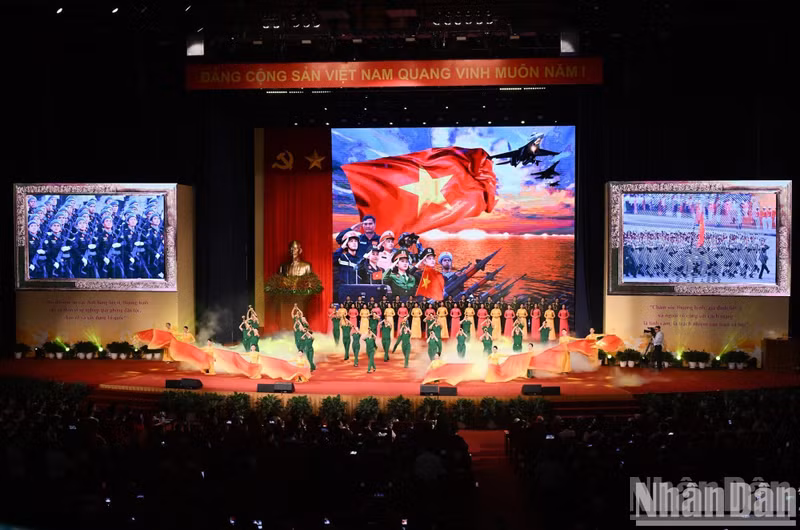 A cultural performance at the event.