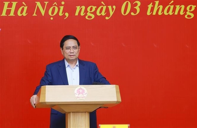 Prime Minister Pham Minh Chinh speaks at the event. (Photo: VNA) Prime Minister Pham Minh Chinh speaks at the event. (Photo: VNA)