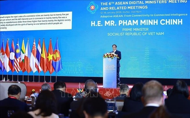 The 6th ASEAN Digital Ministers' Meeting (ADGMIN 6) and related meetings opens in Ha Noi on January 15. (Photo: VNA)