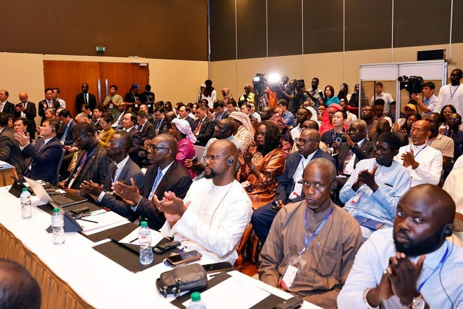 Participants at the policy dialogue in Dakar on July 23 (Photo: VNA) Participants at the policy dialogue in Dakar on July 23 (Photo: VNA)
