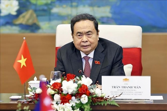National Assembly Chairman Tran Thanh Man (Photo: VNA) National Assembly Chairman Tran Thanh Man (Photo: VNA)