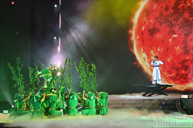 An opening artistic performance at the programme.