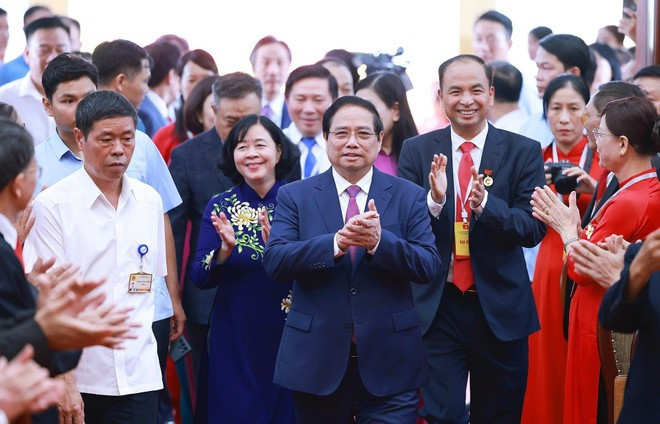 Politburo member, Prime Minister Pham Minh Chinh attends the first congress of the Party Organisation of Tay Ho ward of Ha Noi for the 2025–2030 term on August 8, 2025. (Photo: VNA) Politburo member, Prime Minister Pham Minh Chinh attends the first congress of the Party Organisation of Tay Ho ward of Ha Noi for the 2025–2030 term on August 8, 2025. (Photo: VNA)