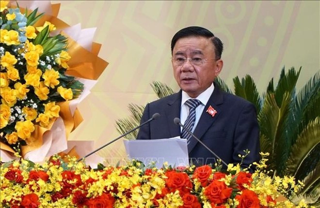 Politburo member, permanent member of the Party Central Committee’s Secretariat Tran Cam Tu speaks at the event. (Photo: VNA) Politburo member, permanent member of the Party Central Committee’s Secretariat Tran Cam Tu speaks at the event. (Photo: VNA)