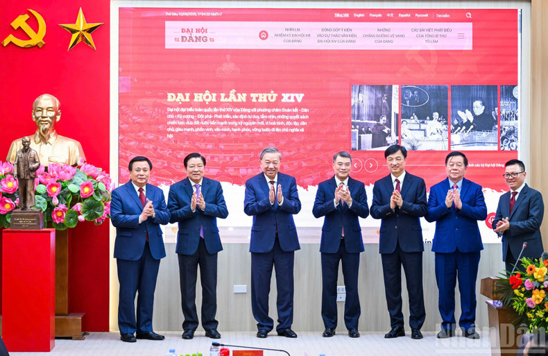 The special news website on the 14th National Party Congress has officially been launched at https://daihoidangtoanquoc.vn. image-18-1824.jpg