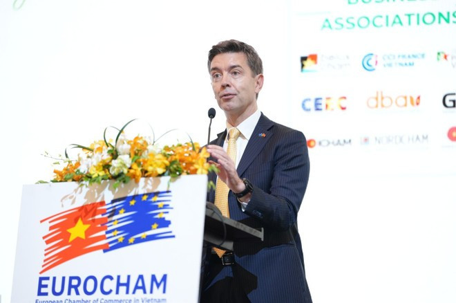 EU Ambassador to Vietnam Julien Guerrier (Photo: EuroCham)