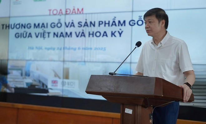 Director of the Department of Forestry and Forest Protection Tran Quang Bao speaks at the workshop. (Photo: VNA) Director of the Department of Forestry and Forest Protection Tran Quang Bao speaks at the workshop. (Photo: VNA)