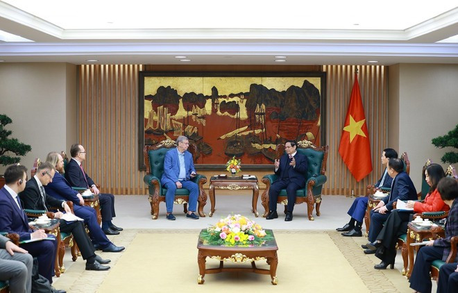 At the reception (Photo: VNA)