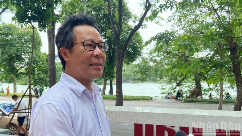 Journalist Vu Mai Hoang, Head of the Technology Department at Nhan Dan Newspaper. thiet-ke-chua-co-ten-1.jpg