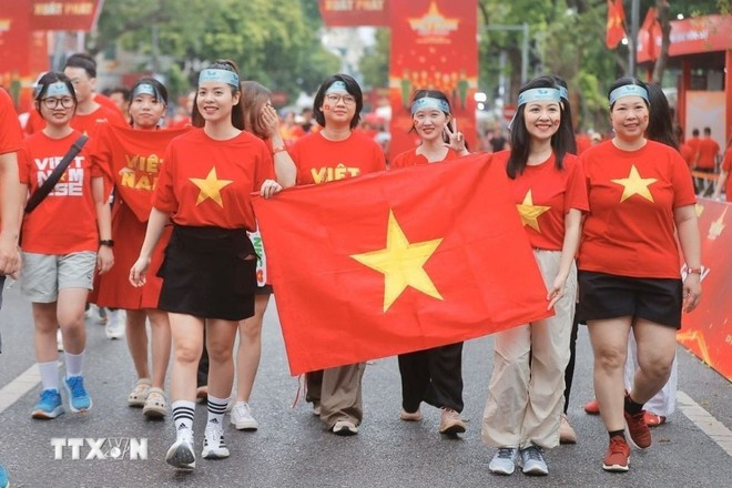 The race is part of celebrations marking the 80th National Day (September 2, 1945 – 2025) (Photo: VNA) The race is part of celebrations marking the 80th National Day (September 2, 1945 – 2025) (Photo: VNA)