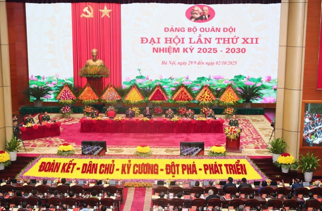 An overview of the 12th Party Congress of the Viet Nam People’s Army (Photo: VNA) An overview of the 12th Party Congress of the Viet Nam People’s Army (Photo: VNA)