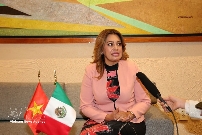 Ana Karina Rojo Pimentel, a congresswoman from the Labour Party (PT) of Mexico, Chairwoman of the Mexican Chamber of Deputies’ Welfare Committee, and President of the Mexico - Viet Nam Parliamentary Friendship Group (Photo: VNA)