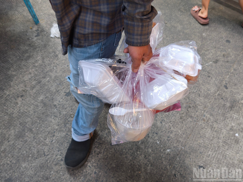 At lunchtime, crowds of residents and tourists flock to the market, with many stalls selling out within just a few hours of opening.