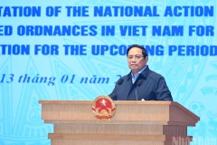 PM Pham Minh Chinh speaks at the conference. (Photo: Tran Hai)
