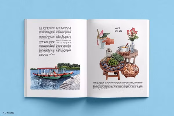 Young food illustrator brings Vietnamese cuisine to life ảnh 2