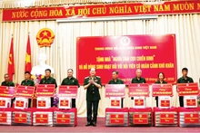 Veterans in Cao Bang Province receive gratitude houses and gifts from the Central Committee of the Viet Nam Association of Veterans.