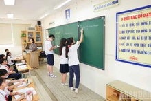 Secondary school students. (Illustrative photo: DAI THANG)