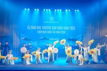 A performance at the ceremony.