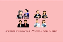 Infographic: Composition and structure of delegates at 14th National Party Congress