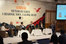 The workshop ‘Viet Nam on Screen: a regional voice – reaching global stature’ at the Tokyo International Film Festival.