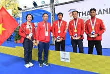 Deputy Minister of Culture, Sports and Tourism Hoang Dao Cuong, together with Head of Viet Nam’s Para sports delegation Le Thi Hoang Yen, were in the stands to cheer on the swimmers on the opening day.