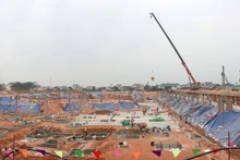 Construction items at Gia Binh International Airport are being accelerated. (Photo: AN TRAN)