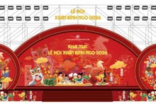 A rendering of the opening stage for the Ha Noi’s Binh Ngo Spring Festival 2026.